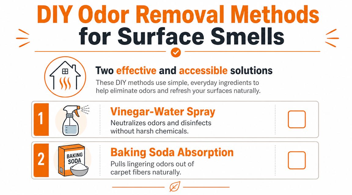 DIY Odor Removal Methods for Surface Smells